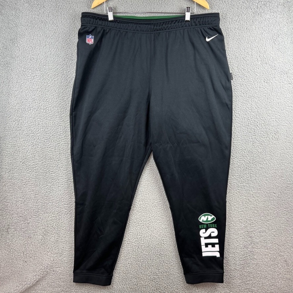 Nike NFL On Field New York Jets Jogger Sweatpants Mens 3XL‎ Black
